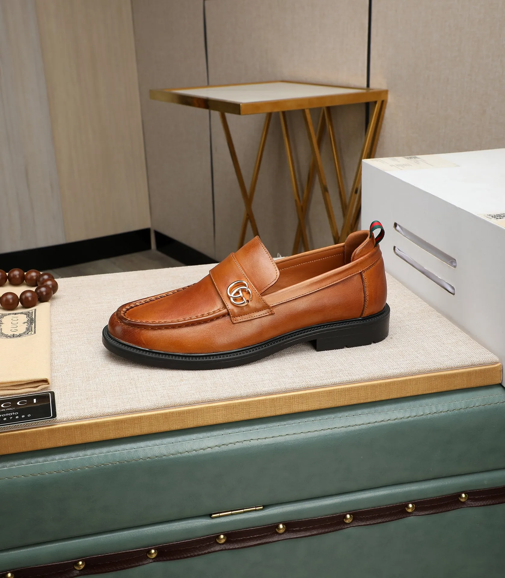 Men's men's shoes💰500📛📛Original (water-dyed cow lining) Gucci GUCCI official website formal shoes🌀 Italian🇮🇹imported cowhide➕top imported water-dyed cowhide lining💋Finely handmade original bottom, the real thing looks better when photographed in person Standard size 38-44